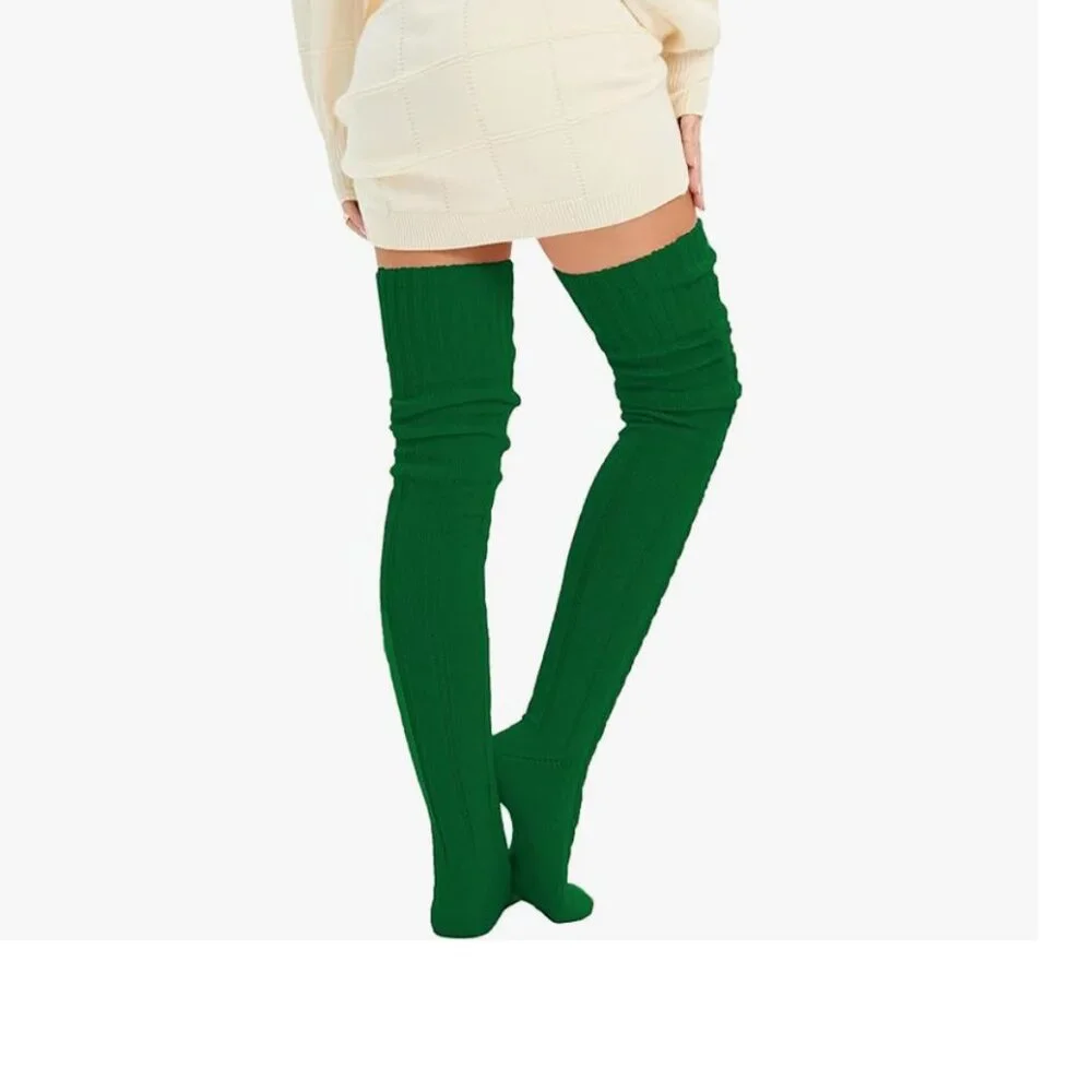 Extra Long Over Knee High Boot Stockings